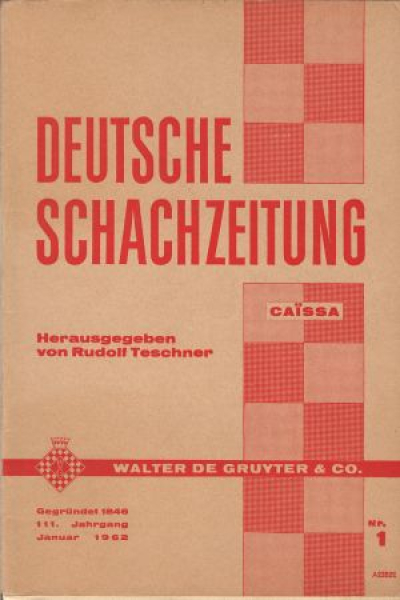 Deutsche Schachzeitung 1962